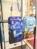 Boat Design Oil Painting Cellphone Bag W Strap